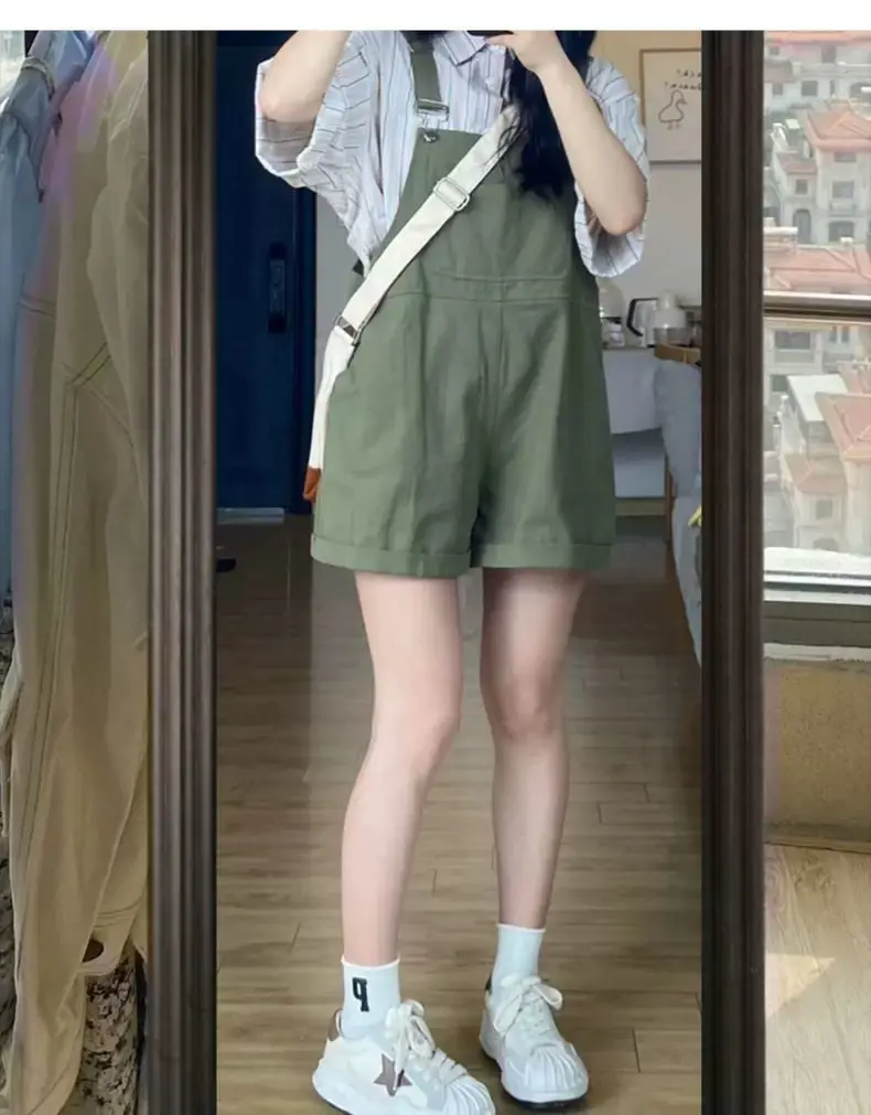 

Rompers Woman Playsuits Smooths Silhouette Sweat Girly Letters Sophisticated Loose Spring Fall Lowcut Cuffs Loosefit Decorative
