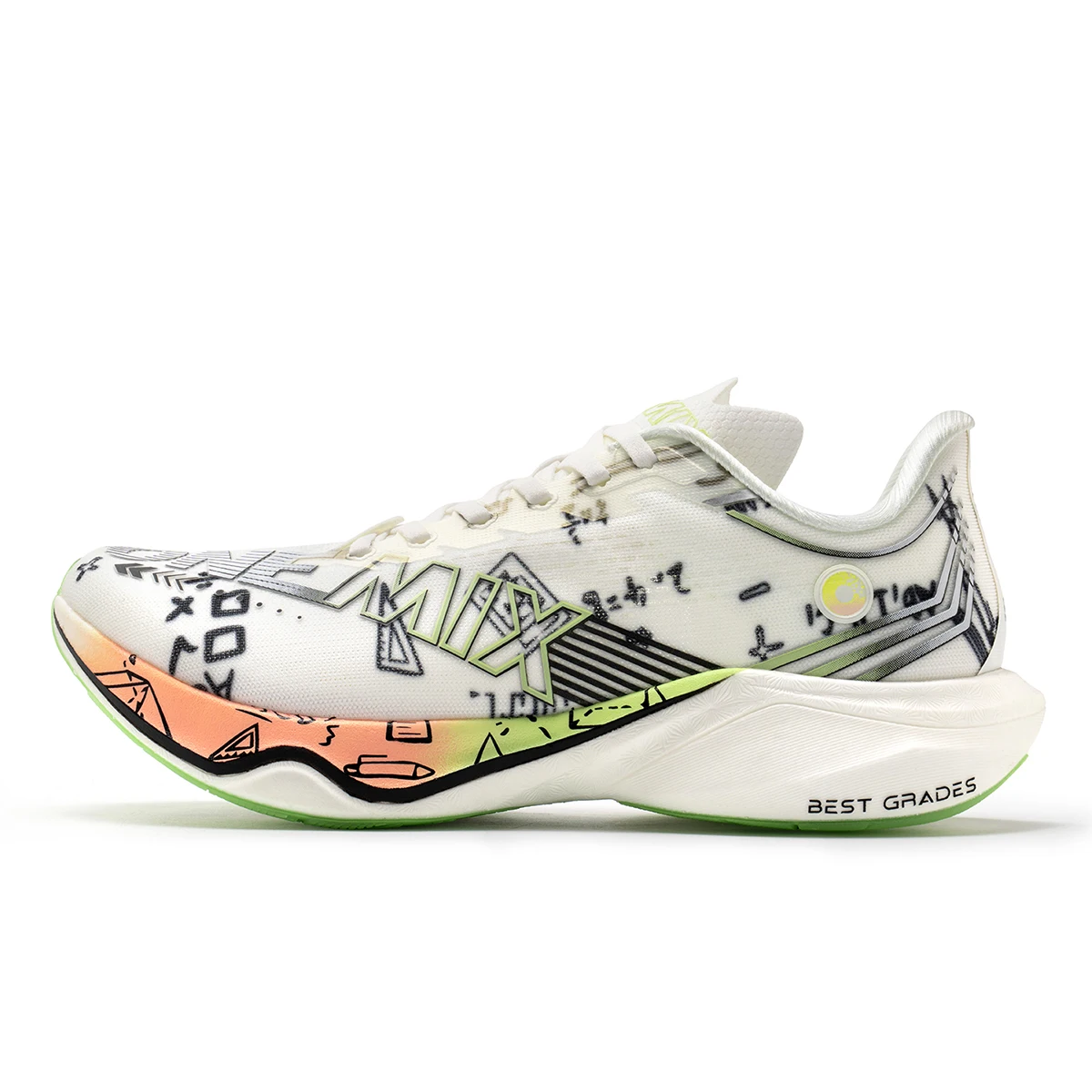ONEMIX Nylon Carbon Plate Renn- und Trainingsschuhe für Herren mit vollständiger Stoßdämpfung, Sport-Carbon-Platte Laufschuhe – Detail 8