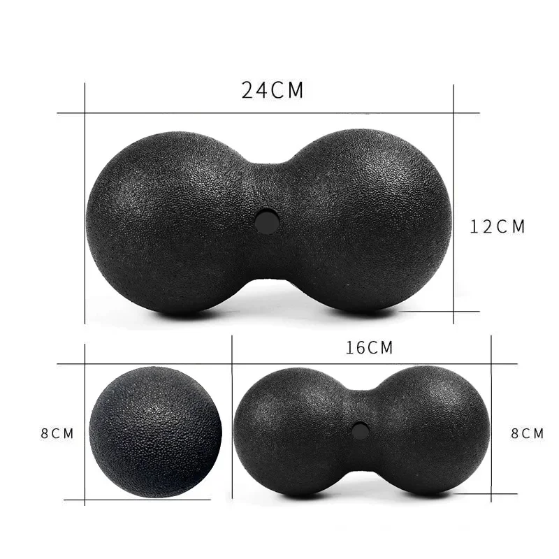 1pcs EPP Fitness Ball Massage Peanut Single Mobility Ball for Myofascial Physical Therapy Deep Tissue Massage Yoga Fitness Ball