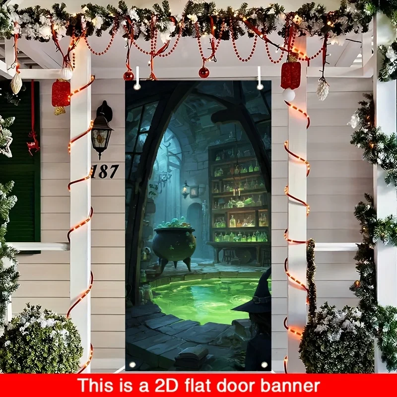 2D planar decorative panels, magical enchantment workshop fantasy decorative door curtain