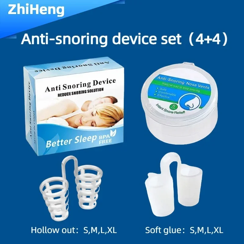 

1SET Anti-snoring Apnea New Clip Device Sleeping aid Device Stop snoring Healthy care Anti-snoring Breathing aid Stop snoring