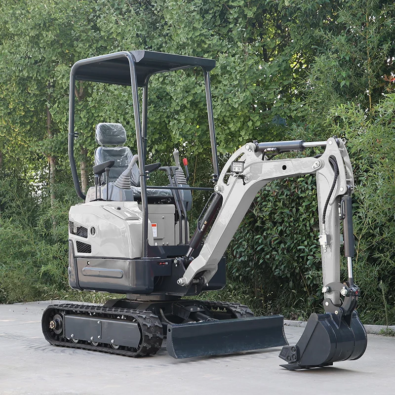 

Мини-экскаватор 0,8 тонны, компактный гидравлический экскаватор для дома, фермы и сада