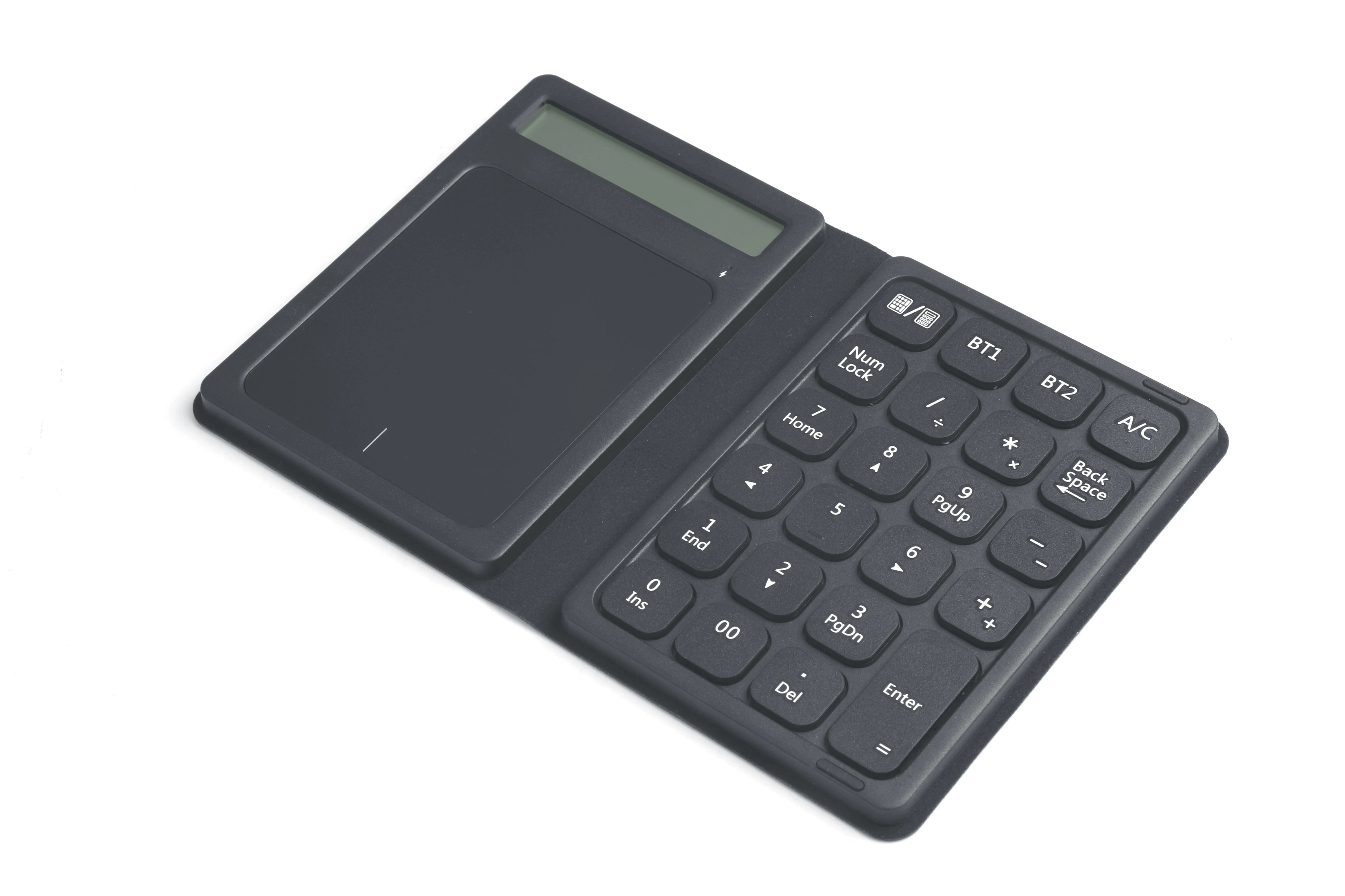 Portable Folding BT Number Keyboard With Mouse Touchpad MIni Wireless BT Numeric Keyboard with Mouse Touchpad