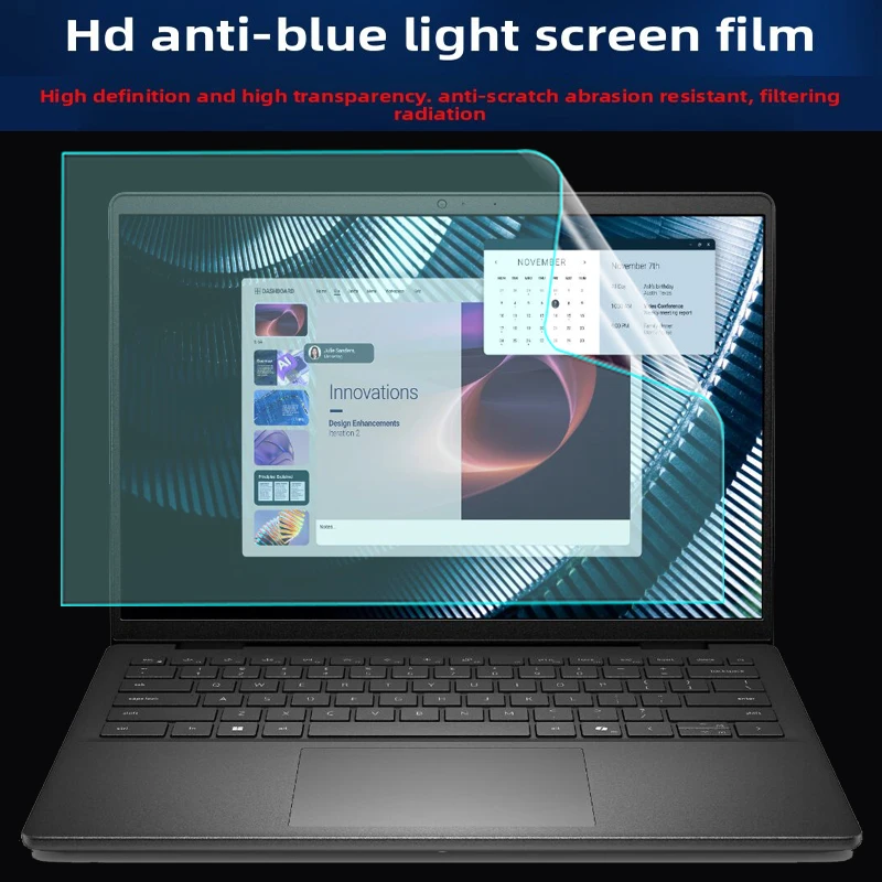 

For New Dell Pro 14 Essential silicone keyboard film PV14250/PV14255 laptop screen protective film HD film matte film anti-blue