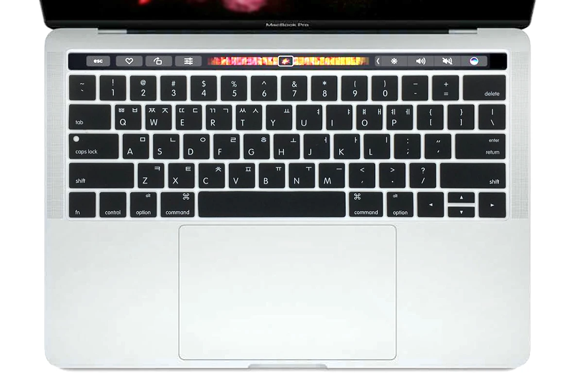 Korean Silicone Keyboard Cover Skin For Apple Macbook Pro 15.4 Inch A1707  2017  2018  13.3 Inch A1706