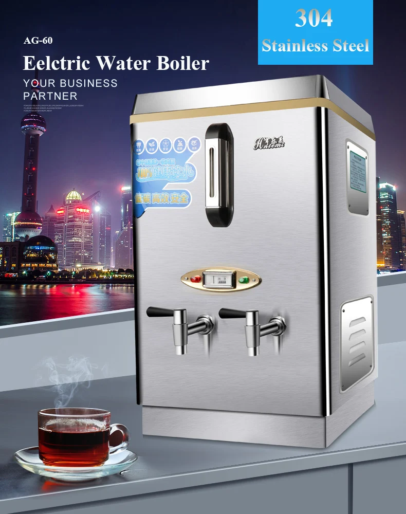 

6kw power 60L capacity Commercial Water Boiler Electric Automatic Water Heater Office/School/Railway Water Boiler