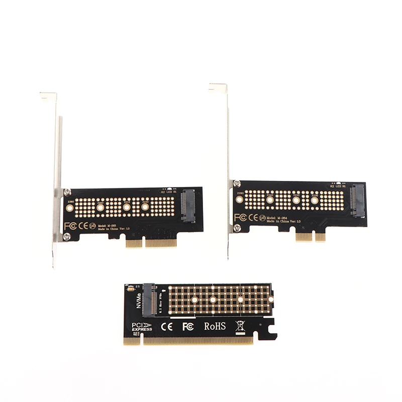 1Pc Multi-purpose Expansion Card M.2 Solid-State SSD Hard Disk To PCI-E 1x4x16x Adapter Card With Bracket