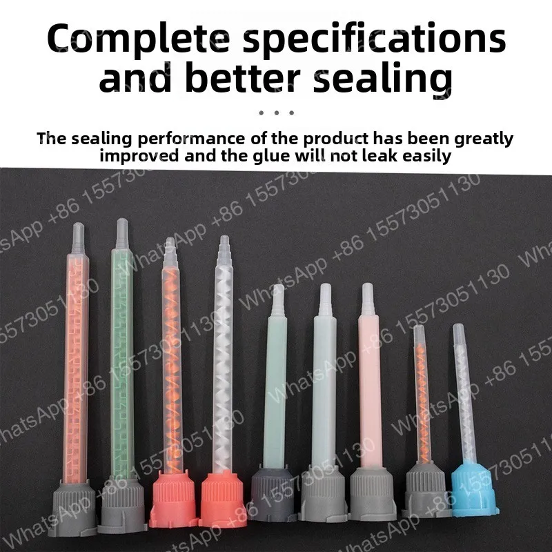 500PCSMBstatic mixingtube ABsecond generation square hose1:1 10:1 mixing head glue nozzle mixing hosecanbeconnected to needle