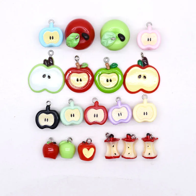 

DIY Resin Apple Pendant Jewelry Accessories - Earring Necklace Keychain Wholesale
