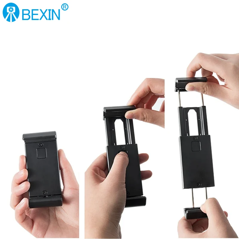 Novo atualizado sapata clipe do telefone móvel braçadeira suporte suporte montagem universal suporte do telefone móvel para monopé