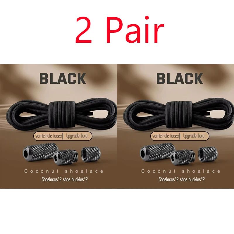 Runde elastische Schnürsenkel für Turnschuhe, Tennisschnürsenkel ohne Krawatten für Kinder und Erwachsene, ohne Krawatte, Schnürsenkel, Gummibänder, Schuhe, Zubehör