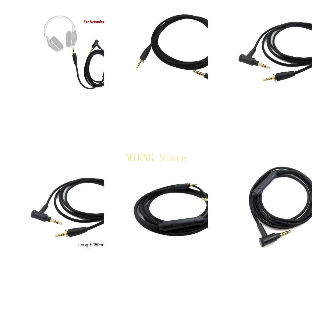 High-Quality Headphone Cord with Volume Control for Urbanite XL Headset Best Sale