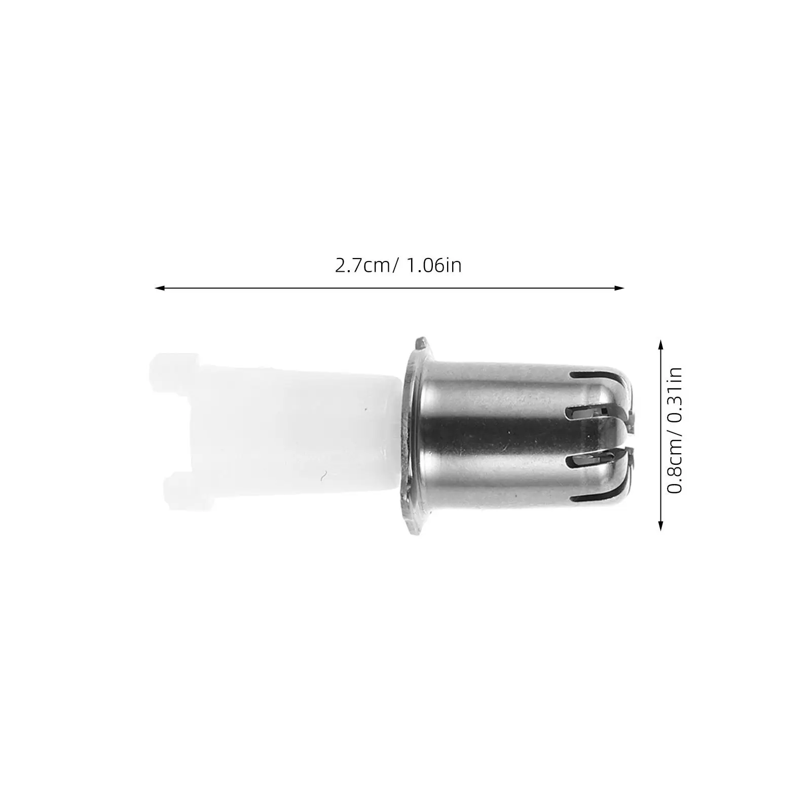 20Pcs Universal Nose Hair Trimmer Replacement Heads Accurate Trimming Blades for Electric Nose Clippers Portable Travel Friendly
