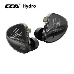 Cca hydro 2dd 8ba hifi kopfhörer neue iems in-ear monitor kabel gebundene kopfhörer mit abnehmbarem kabel display schalter einstellung headset