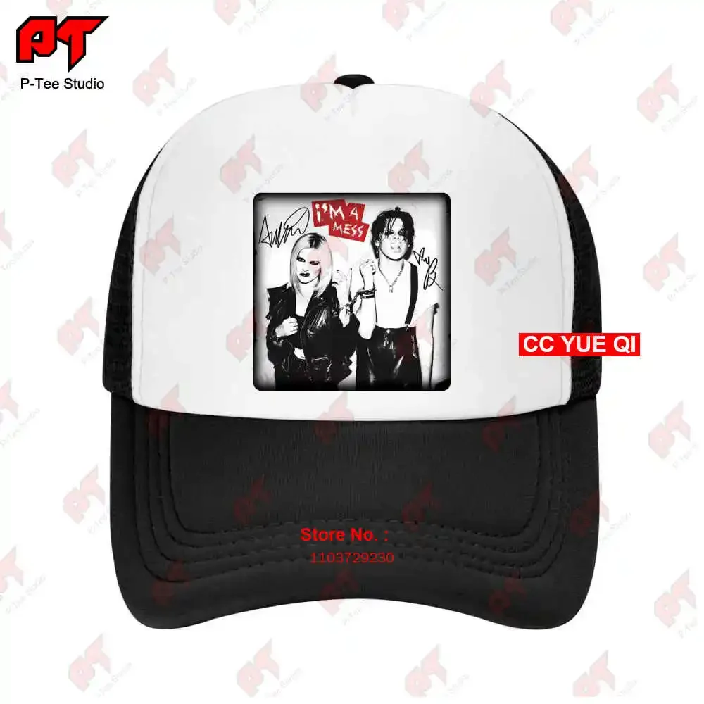 Avril Lavigne Yungblud I‘M A Mess Baseball Caps Truck Cap Q6N3