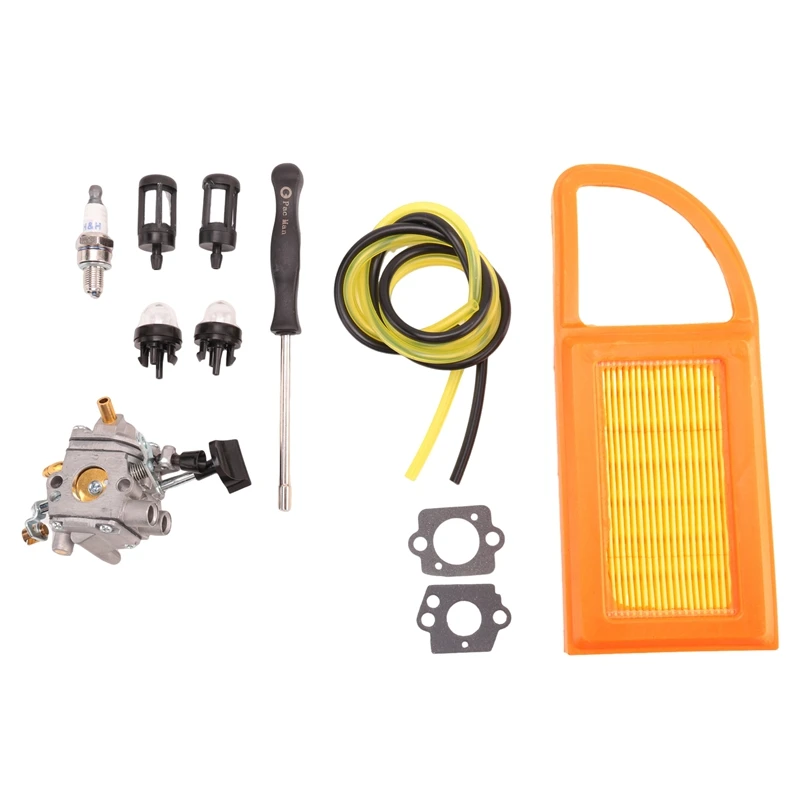 BR 600 Carburetor Air Filter Fuel Carb Repower Kit For Stihl BR500 BR550 BR600 Backpack Blower Leaf Blower Parts