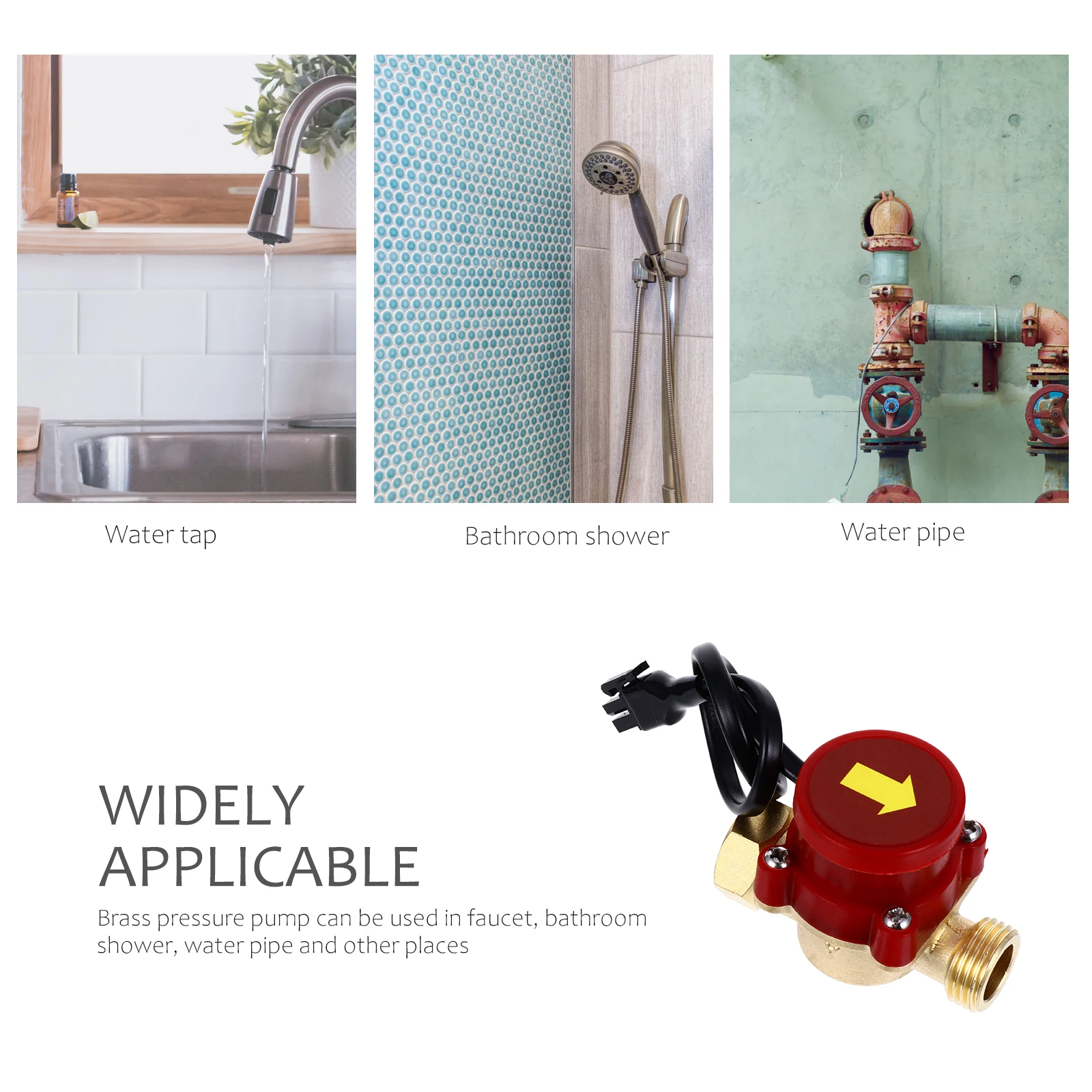 Sensor Kontrol Aliran Air Kuningan untuk Mandi Rumah Tangga, Efisiensi Tinggi, Tahan Korosi, Tahan Lama, Magnetik untuk Shower