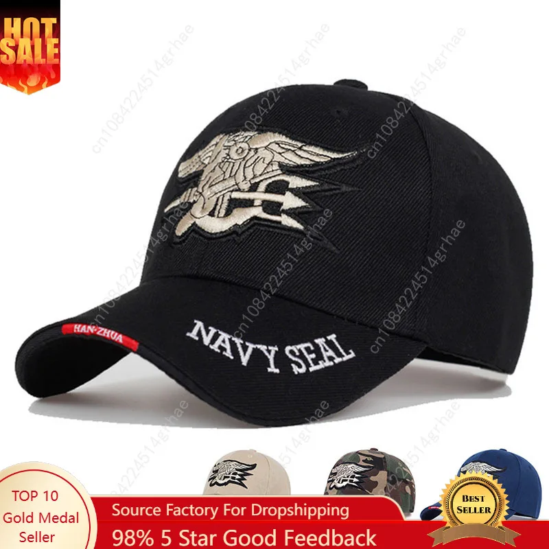 

Unisex Seal Assault Team Embroidery Baseball Caps Spring and Autumn Outdoor Adjustable Casual Hats Sunscreen Hat