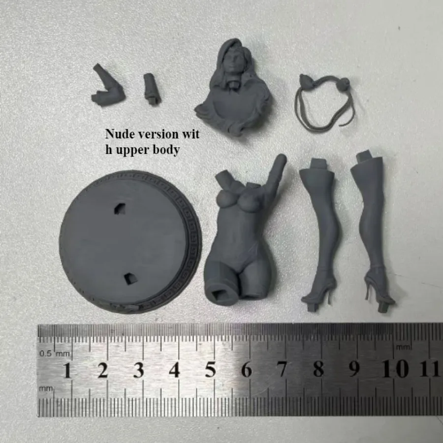 1/24 Schaal 75mm Volledige Hars beeldje Model Kit Fantasy Hobby Miniatuur Sexy Cosplay Model Ongemonteerd en Ongeverfd Diorama Speelgoed