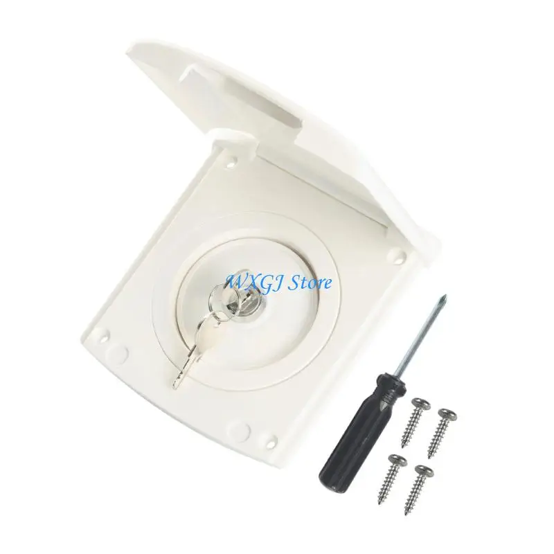 

37JE Anti Dust RVs Water Filler Lid High Compatibility ABS Material For Motorhomes