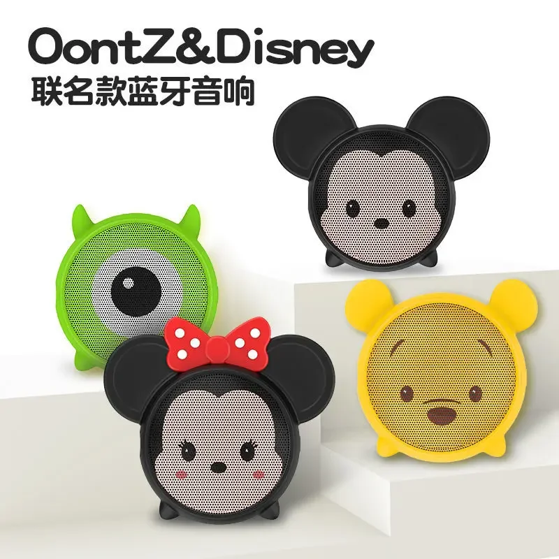 Disney Fun Music Player Bluetooth Speaker Wireless Waterproof Portable Speaker Cartoon Mini Cute Speaker Birthday Christmas Gift