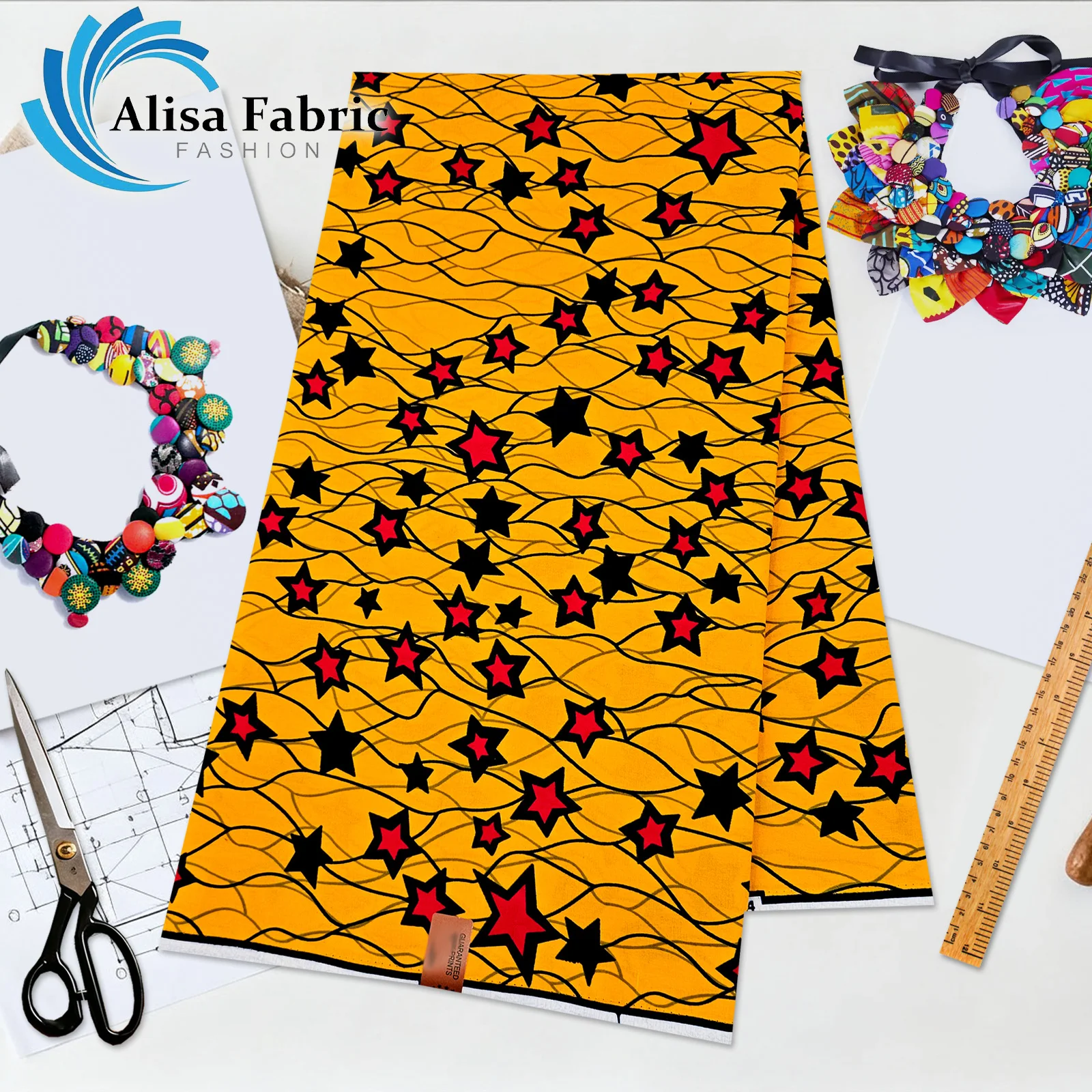 

2025 Новый дизайн, африканская восковая ткань, высокое качество, 6 ярдов, настоящая гарантированная нигерийская ткань для модного платья