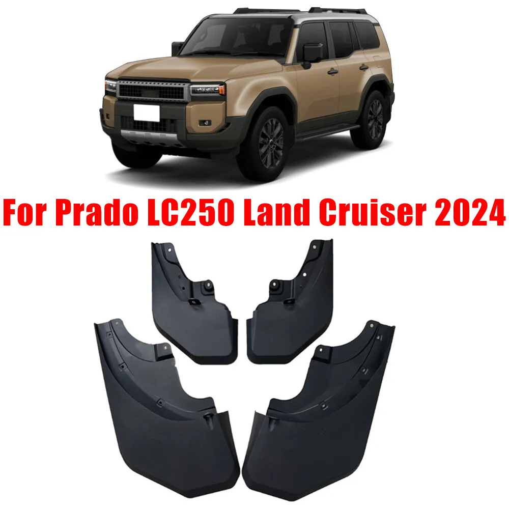 Molded Splash Guards Mud Flaps Guard Fender For Prado LC250 Land Cruiser 2024