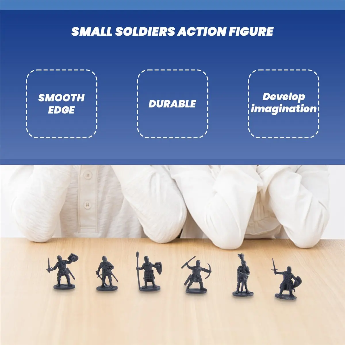 ABPF 1:72 200/Set Plastic Ancient Figures Toy Soldiers Men Swordsman Action Figure DIY War Scene Toys Grey