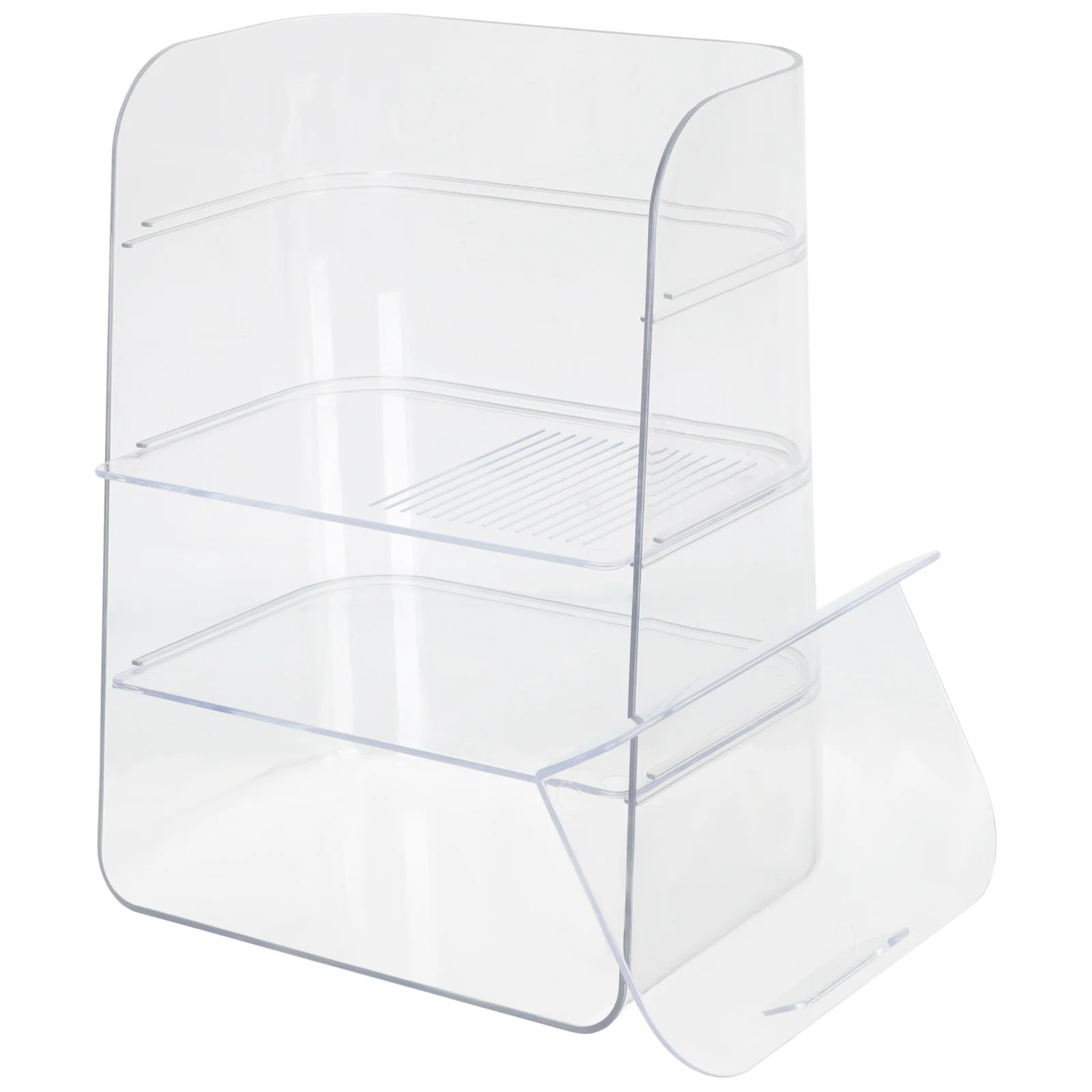 

Large Clear Storage Organizer Box Makeup Holder for Dresser Vanity Table Bathroom Countertop Skincare and Perfume