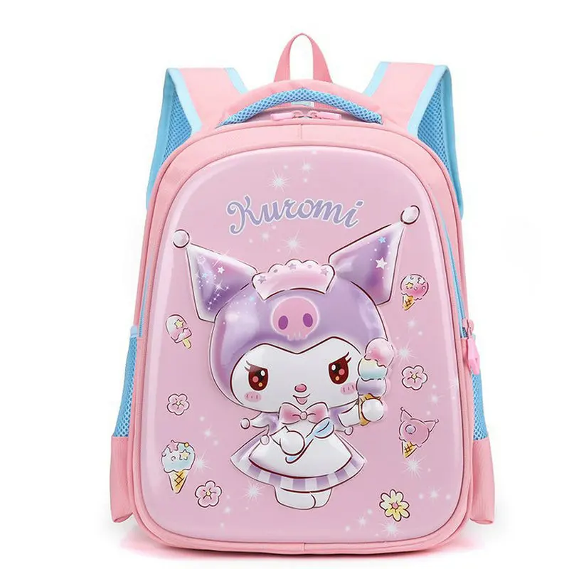 Cute Kindergarten Schoolbag Cartoon Kuromi Shoulder Bag Girl Boy Baby Children Backpack Waterproof Kid Schoolbag Backpack