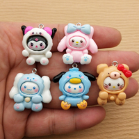 10pcs Resin Cartoon Charm for Jewelry Making Earring Necklace Bracelet Pendant Phone Diy Accessories Craft Supplies