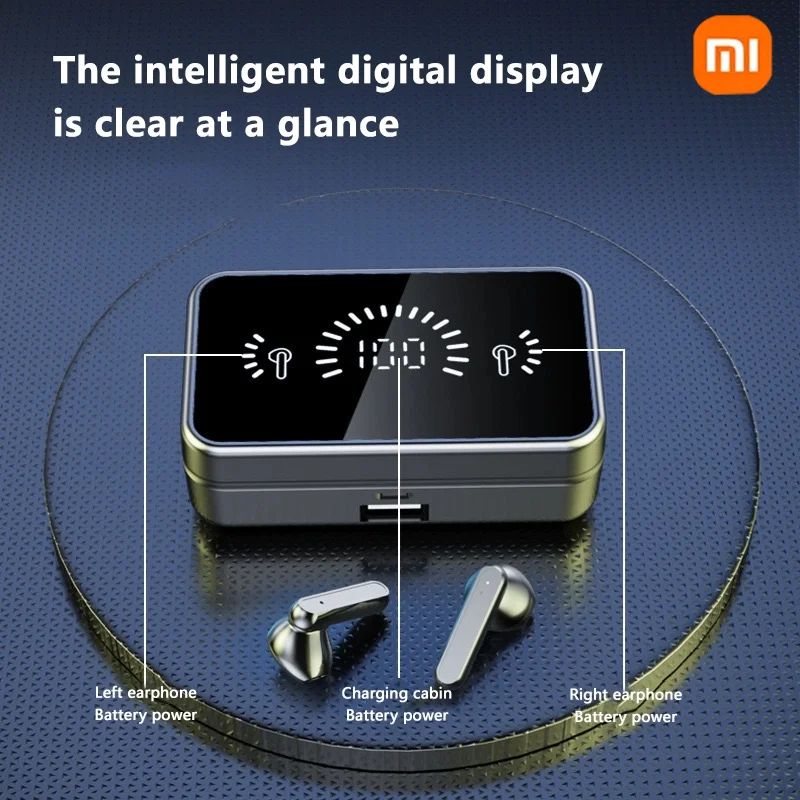 Xiaomi S20 Bluetooth Kopfhörer Kopfhörer Spiegel Wireless Stereo Headset mit Digital DisplayTouch Control Sport Ohrhörer Für Spiel