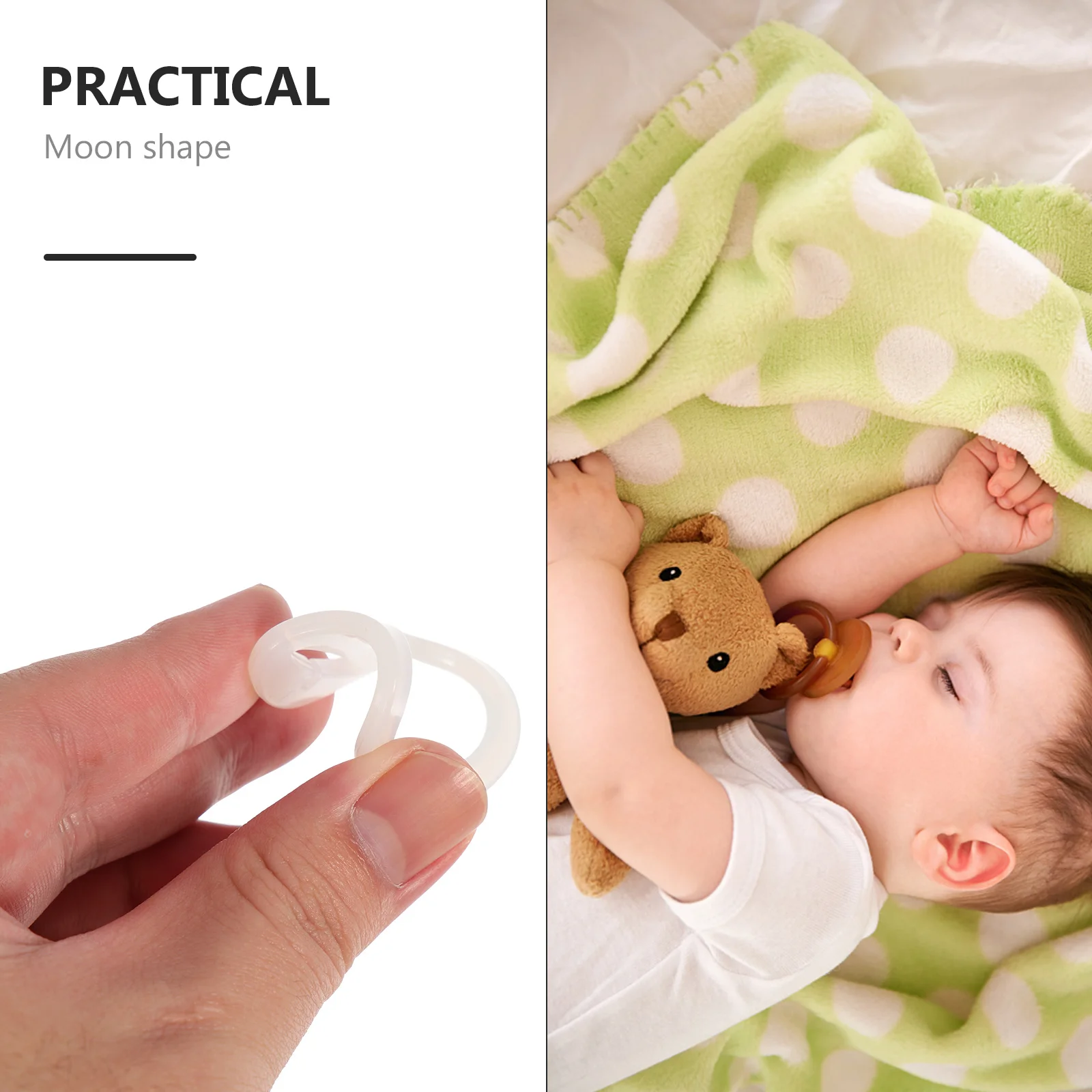 

12 шт., силиконовые кольца для соски, детские зажимы, адаптер, прочный безопасный зажим для пустышки, разъемы, зажим-адаптер, силиконовое кольцо для соски