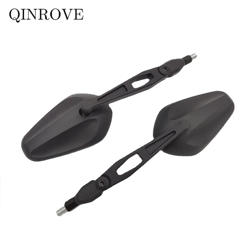 Motorcycle Black ABS Rear Mirror 8 10MM Side Mirror Universal For Suzuki Vstrom SV 650 1000 GS 500 GSX 8S Burgman 125 Kymco KTM view 4
