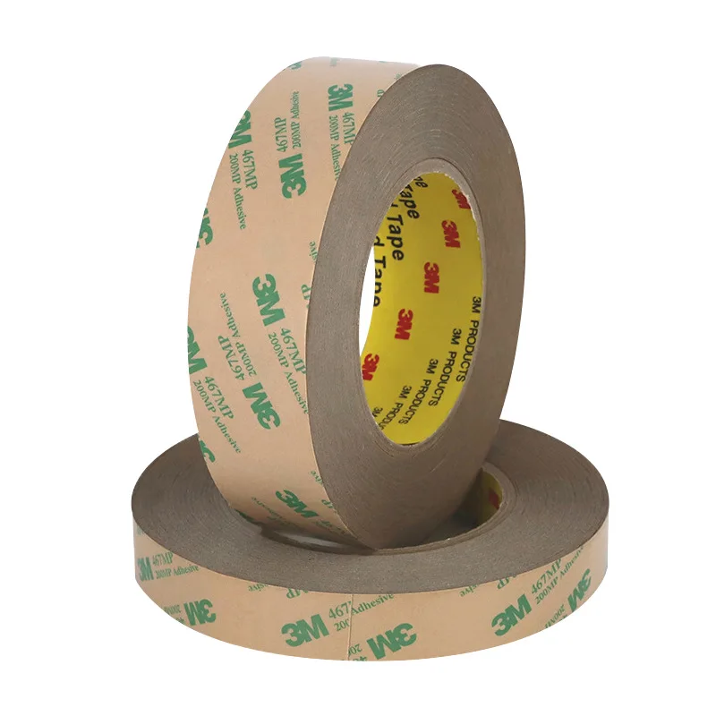 3M 2024 New 467MP Double-Sided Tape Transparent Thin Tape Strong Heat-Resistant Double-Sided Tape