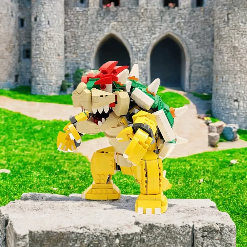 

798 шт. Moc Super Mary, экшн-фигурки, игрушки Mario Bros, индивидуальный Bowser, аниме, сборная модель, игрушки «сделай сам», подарки для детей