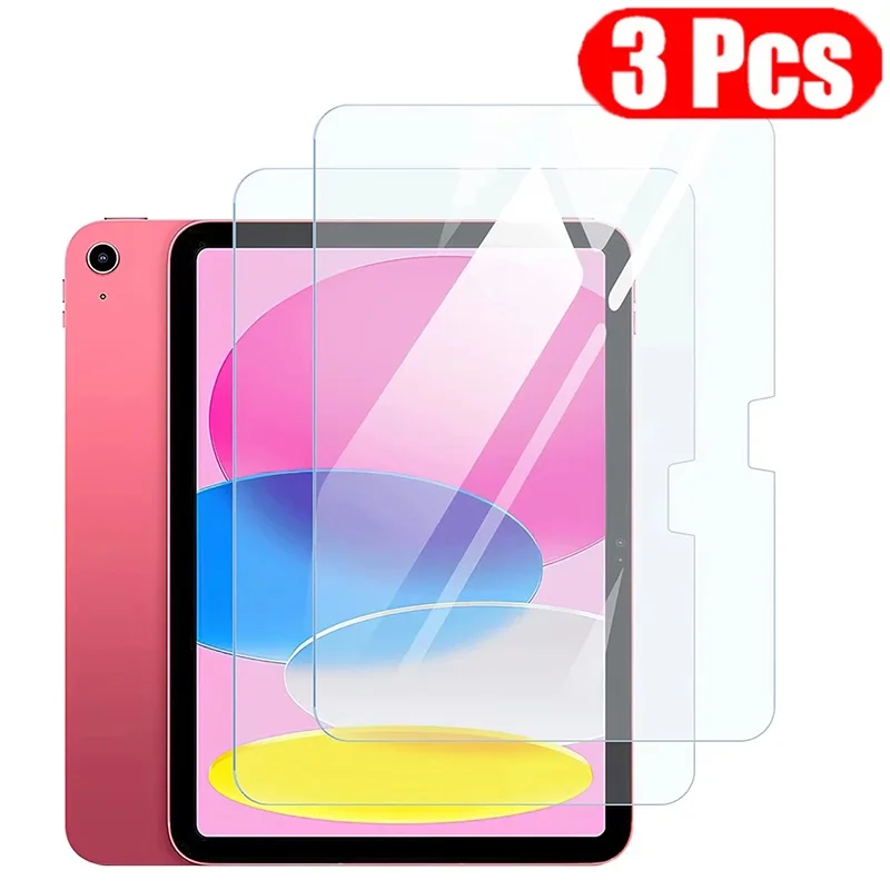 3Pc HD PET Screen Protector For iPad Pro 12.9 2022 2021 2020 2018 2017 2015 Pro 12.9 6th 5th 4th 3th 2th 1th Gen Protective Film