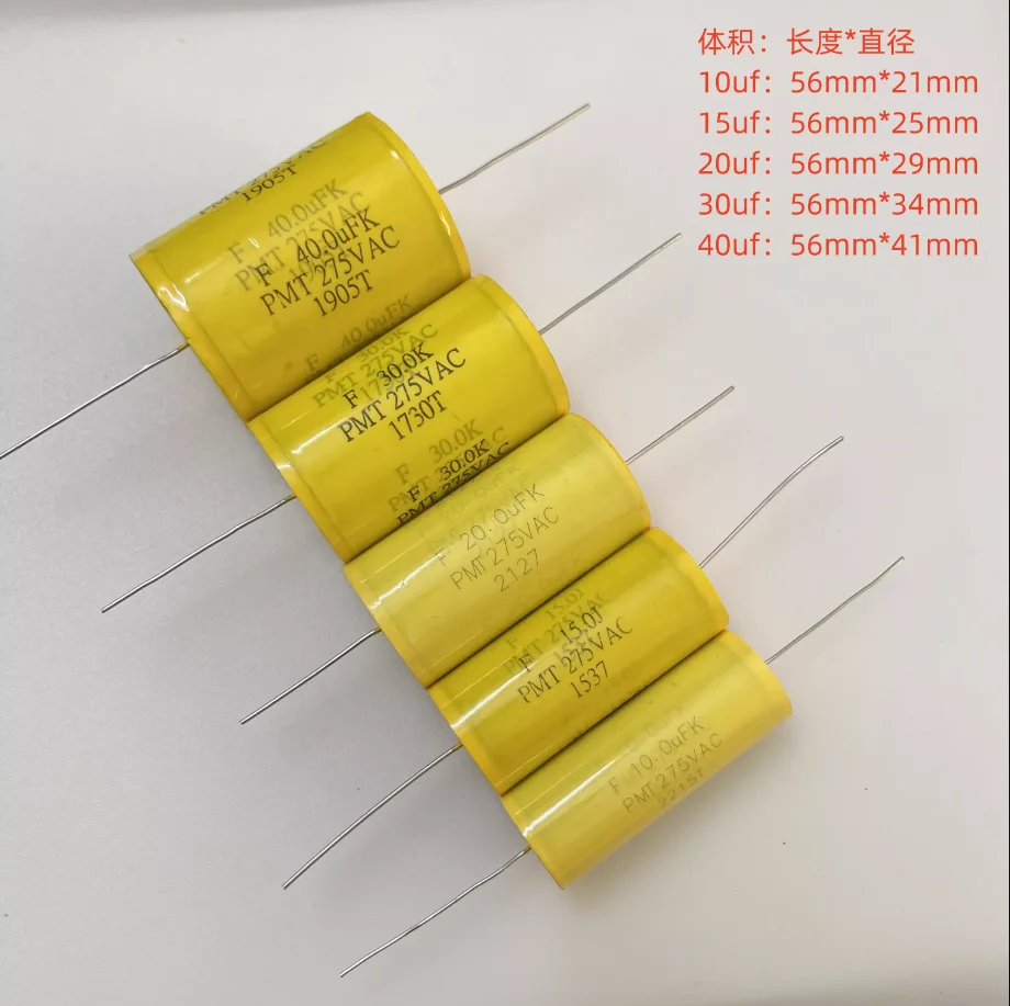 FARAD PMT Series MPT 10UF 15UF 20UF 30UF 40UF 275VAC Metallized Film Capacitors 1pcs price