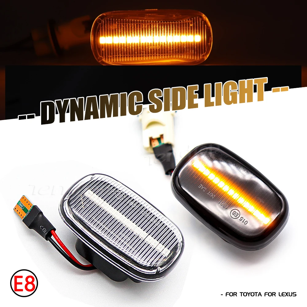 Dynamic Turn Light Side Marker Light For Toyota Celica T20 T23 Corolla Camry Caldina Avensis Starlet Prius Fielder Verso Celina