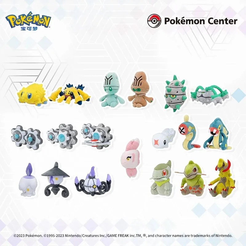 

Unova Region Pokémon плюшевая игрушка Palm Collection Joltik Litwick Alomomola Ferrothorn Klinklang Lugia детский подарок на день рождения