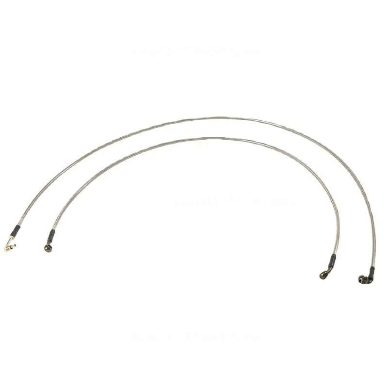Motorcycle Extended Front and Rear Brake Lines Stainless Steel Braided Brake Pipes for Polaris RZR
