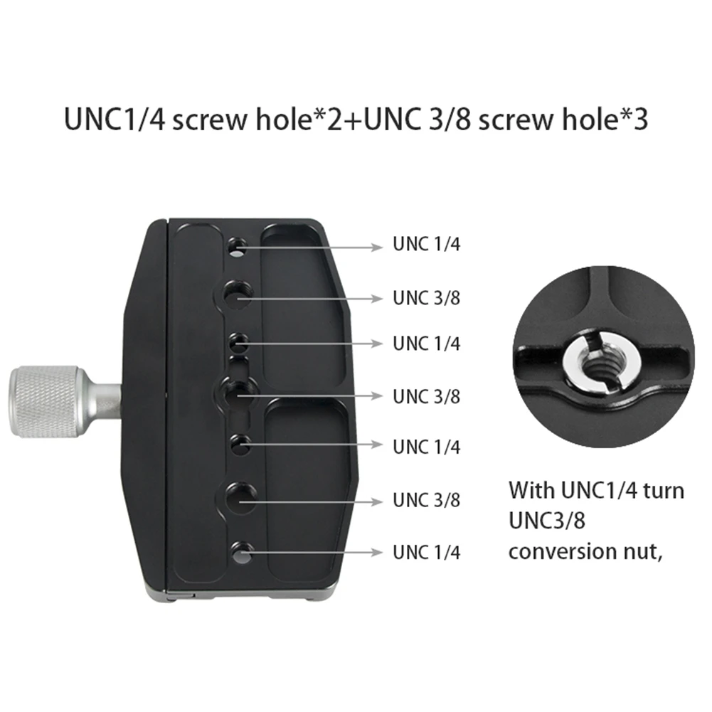 HFES 1 قطعة ترايبود الكرة رئيس محول سبائك الألومنيوم ل Arca السويسري Dslr كاميرا الكرة رئيس