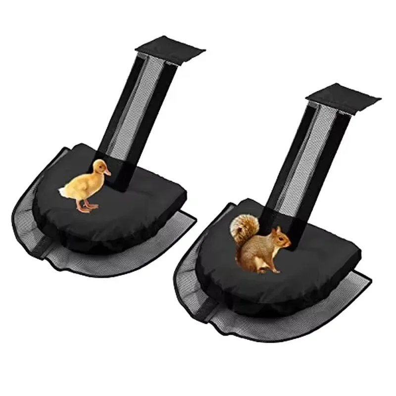 2 Pack Portable Polyester Animal Rescue Pool Ramp with 4cm Ladder Black Heavy Duty Pet Exit Aid for Dogs Cats Swimming Pool