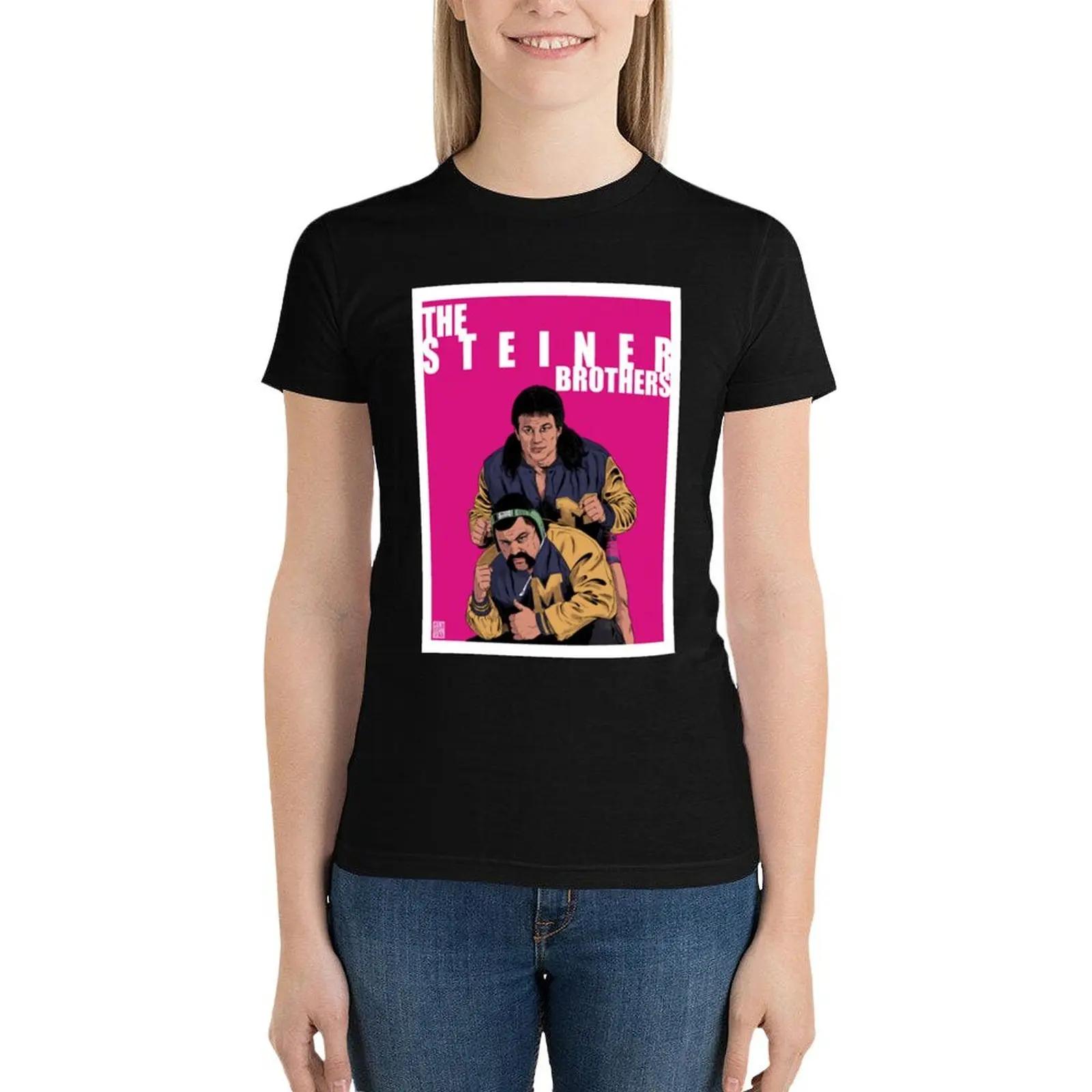 

Wrestling - Steiner T-Shirt Blouse aesthetic clothes summer tops Female clothing t-shirt dress for Women sexy
