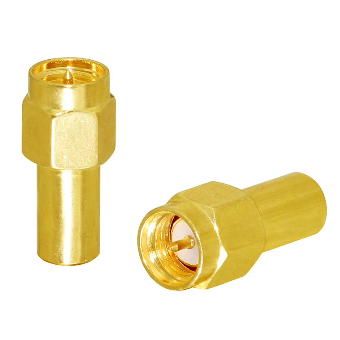 1pc  SMA Male Plug  Load 50 Ohm RF Coax Adapter Convertor  Straight Goldplated  NEW Wholesale