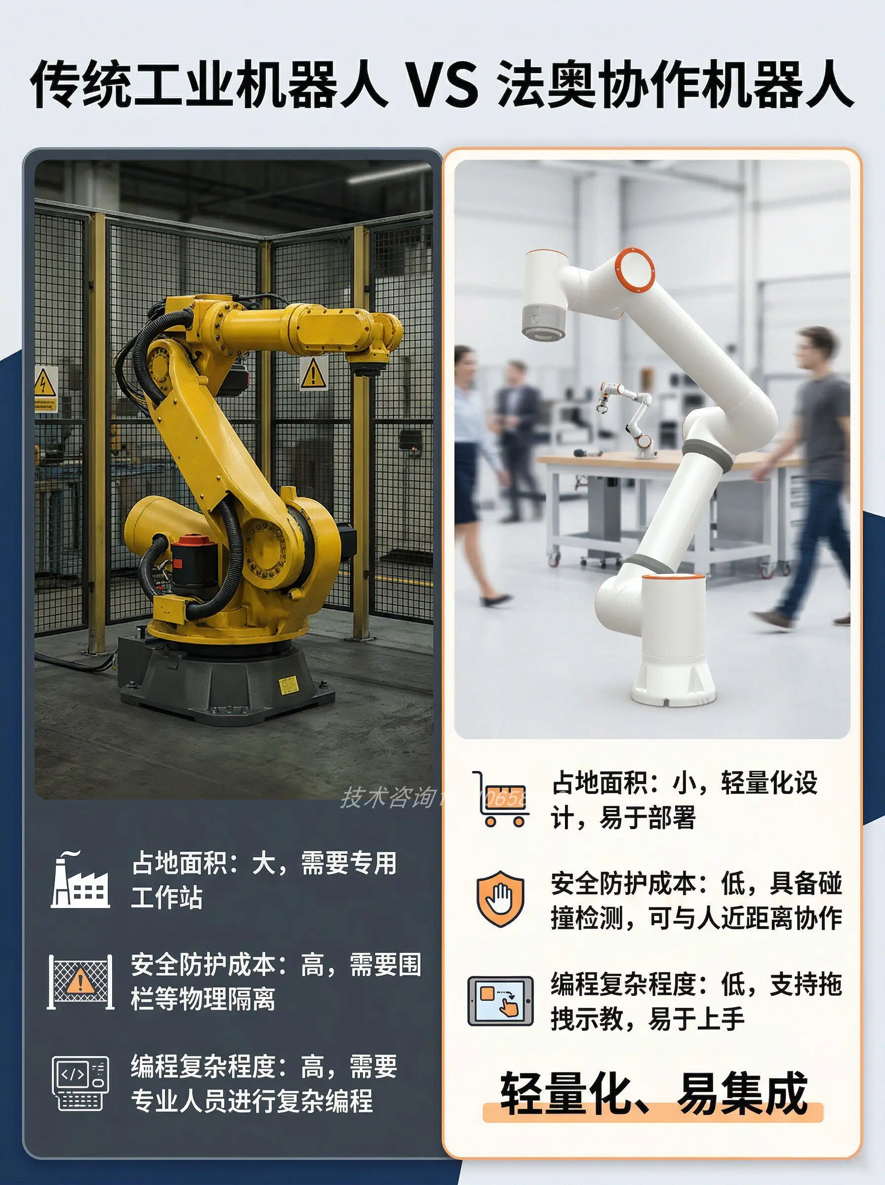 yiwei six-axis cooperative robot, drag-free programming, welding, handling and l