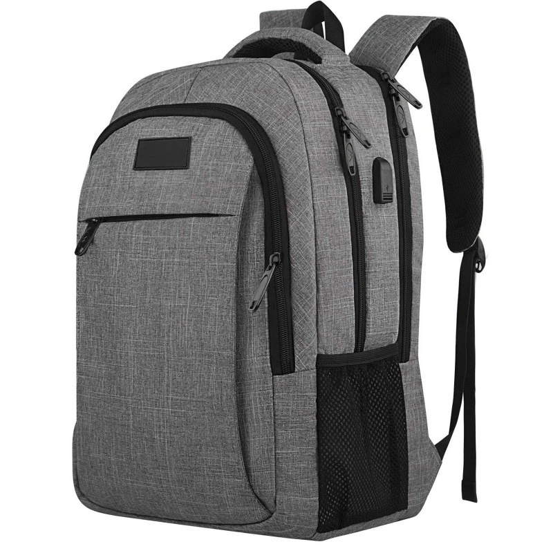 Men's high-end sense backpack, large capacity business travel backpack, stylish daily notebook computer bag