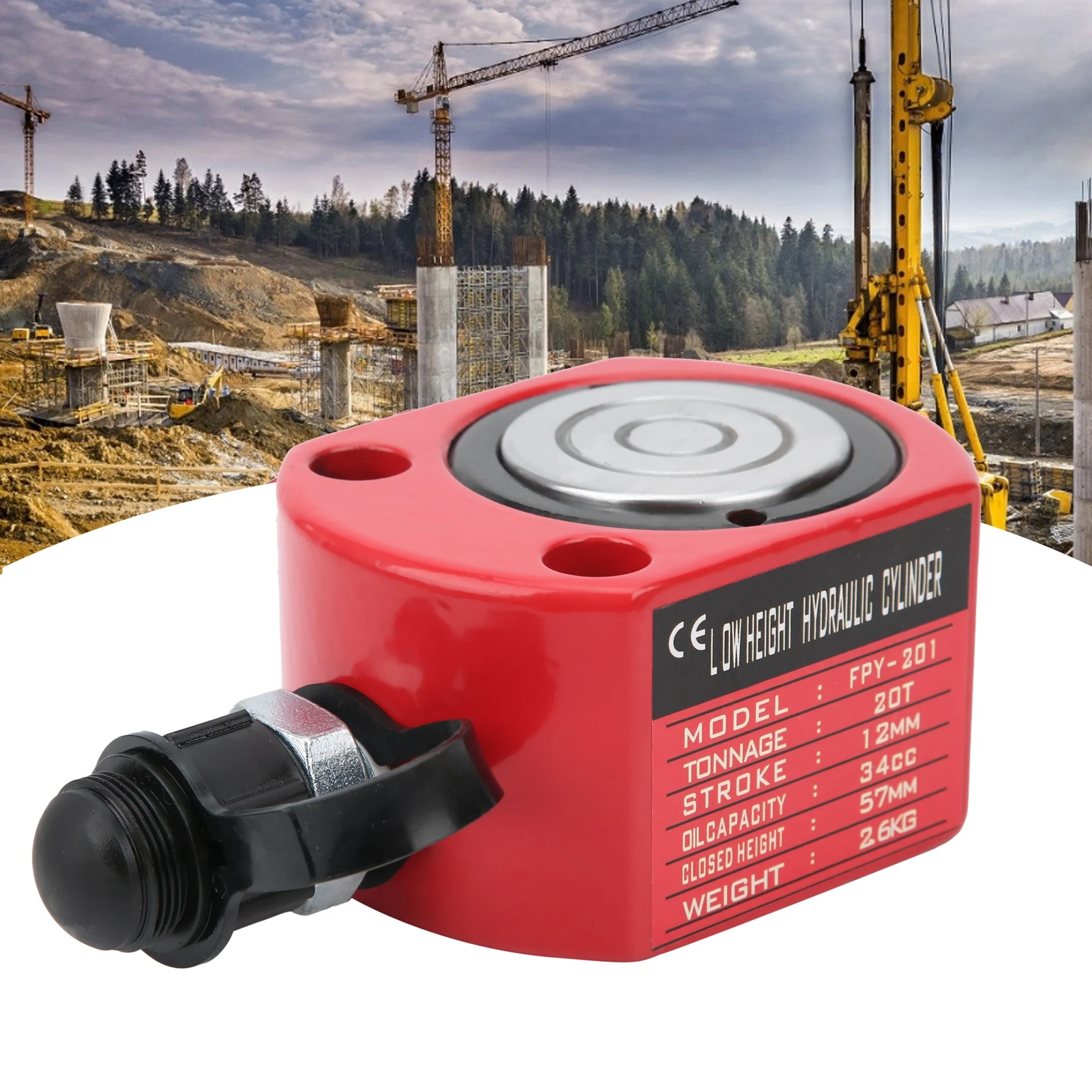 

Industrial Products Cylinder 20T Separate Hollow Hole Plunger Power Tool Industrial Products FPY‑201 Industrial Products