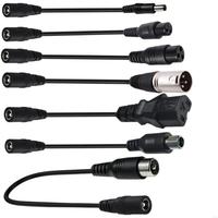 DC Adapter Converter Plug 5.5mm*2.1mm Female to XLR 3Pin 5.5*2.5MM 8.0x1.6MM Adapter Connector