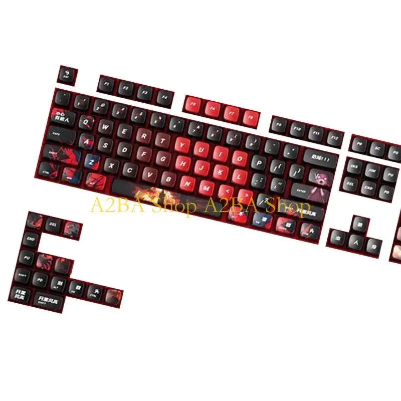 

A2BA 119 with Backlit Game Theme Sublimation Keycaps Enhancing Backlights